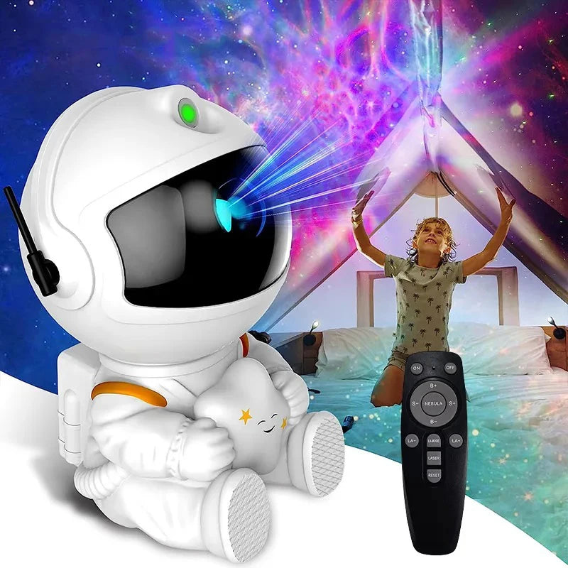 Astronaut galaxy night light 2.0