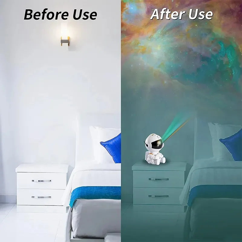 Astronaut galaxy night light 2.0